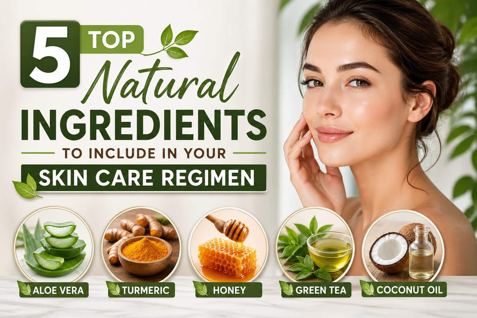 Top 5 Natural Ingredients to Include in Your Skin Care Regimen