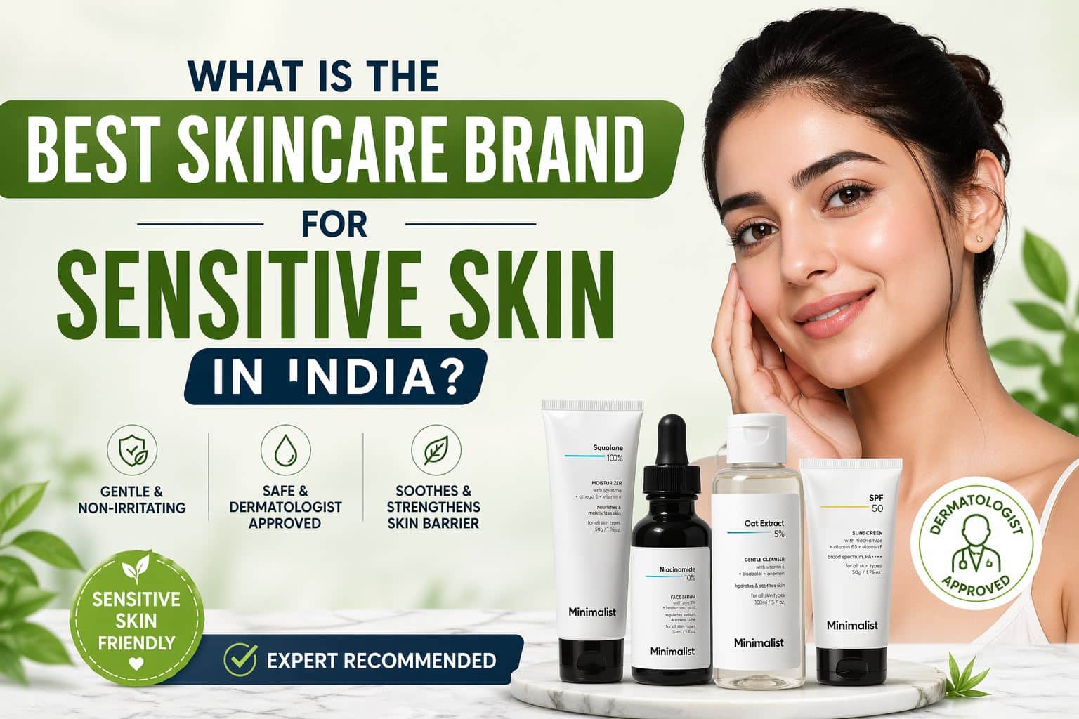 What is the best skincare brand for sensitive skin in India?