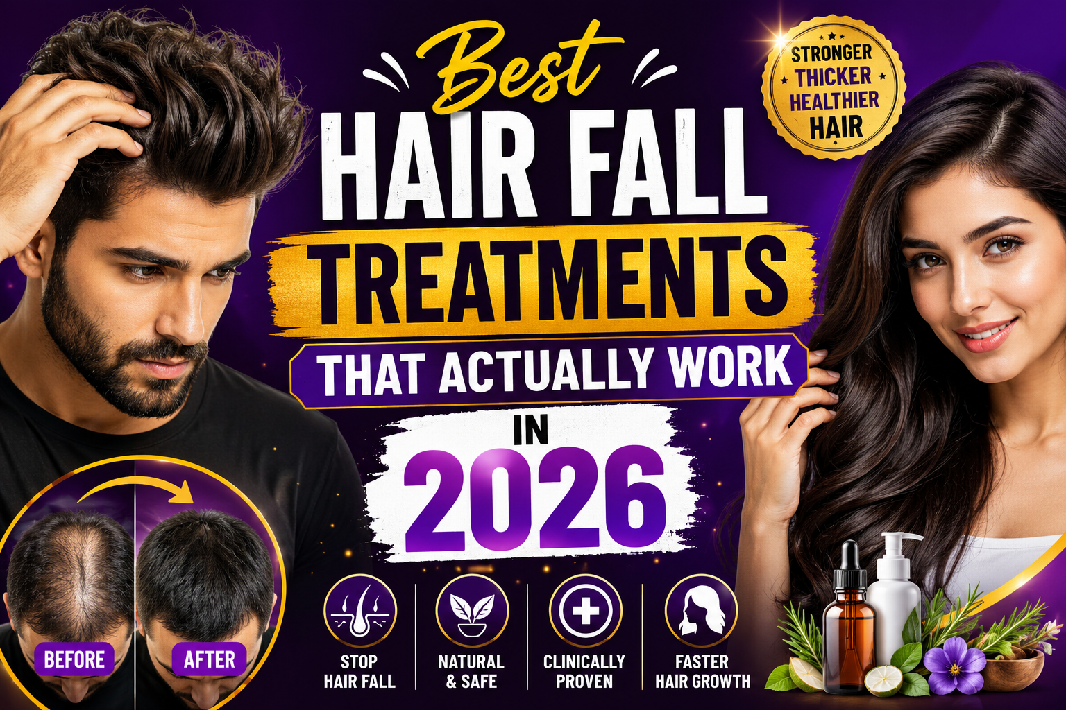 Best Hair Fall Treatments That Actually Work in 2026