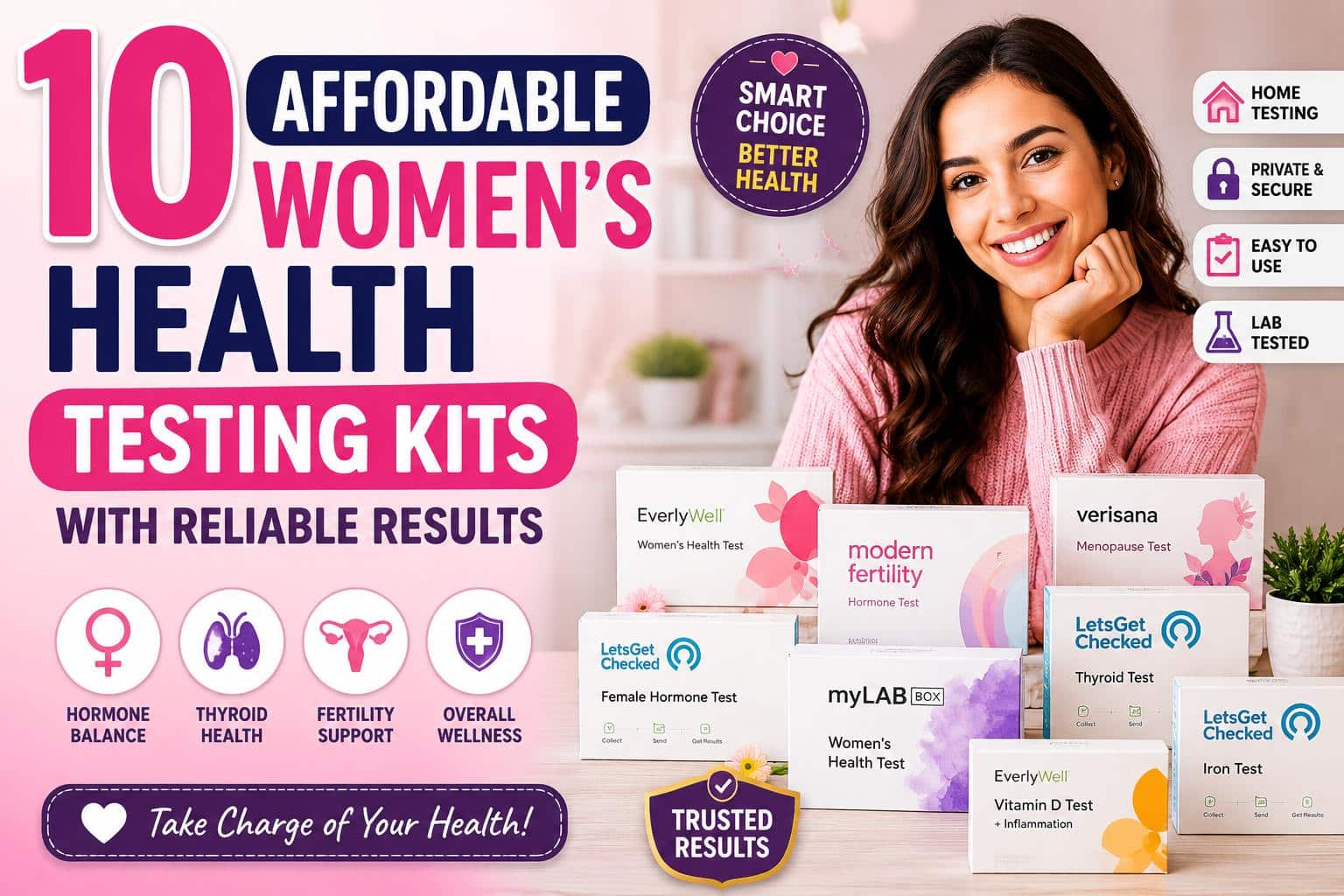 10 Affordable Women's Health Testing Kits with Reliable Results