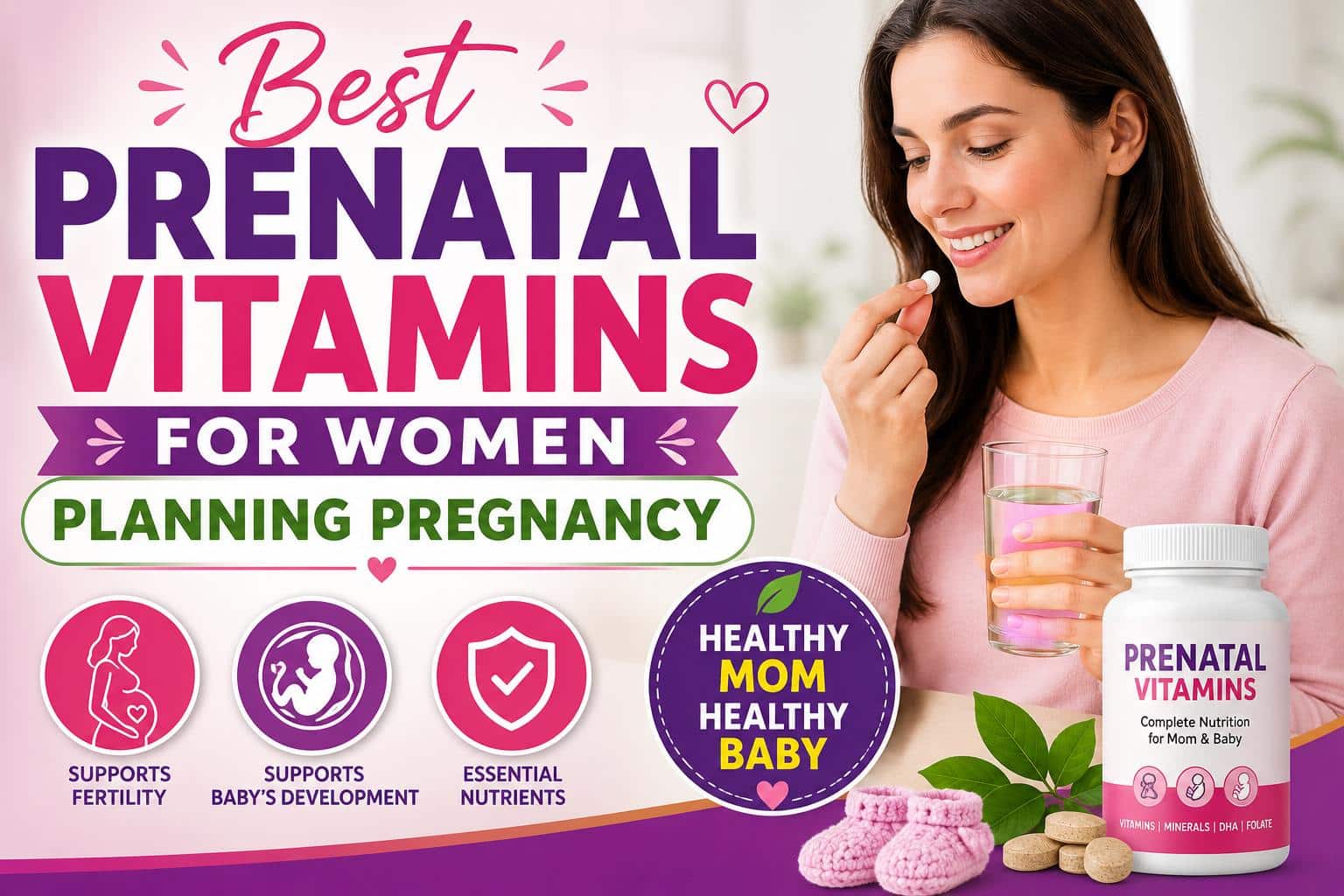 Best prenatal vitamins for women planning pregnancy