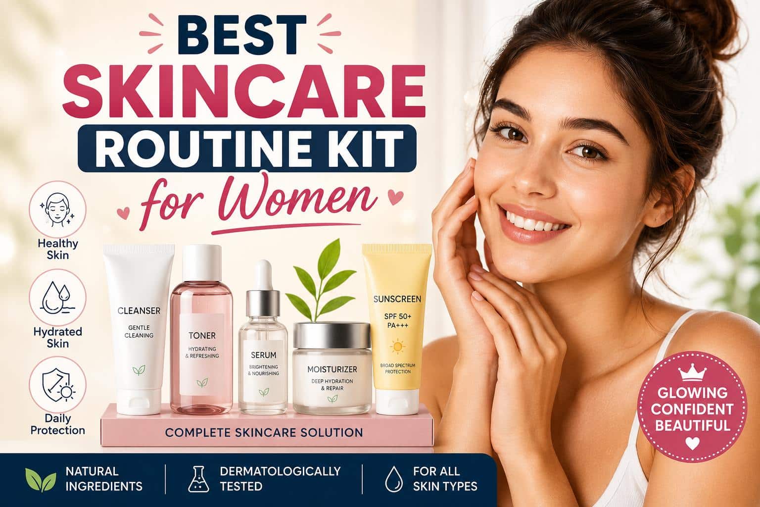 Best skincare routine kit for women